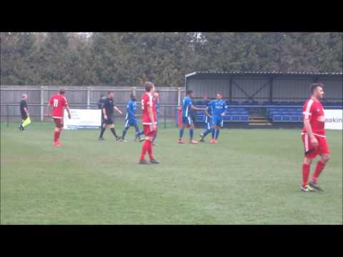 AFC Dunstable 1-0 Hanwell Town League Match Goal 18th March 2017.