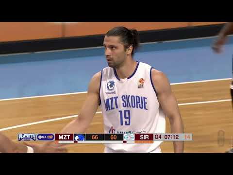 Damjan Stojanovski stepped up for MZT in the 4th quarter (MZT Skopje Aerodrom - Široki, 15.4.2022)