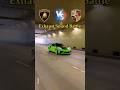 Lamborghini VS Porsche Lamborghini Aventador VS Porsche 911 Turbo S Exhaust Sound In Tunnel