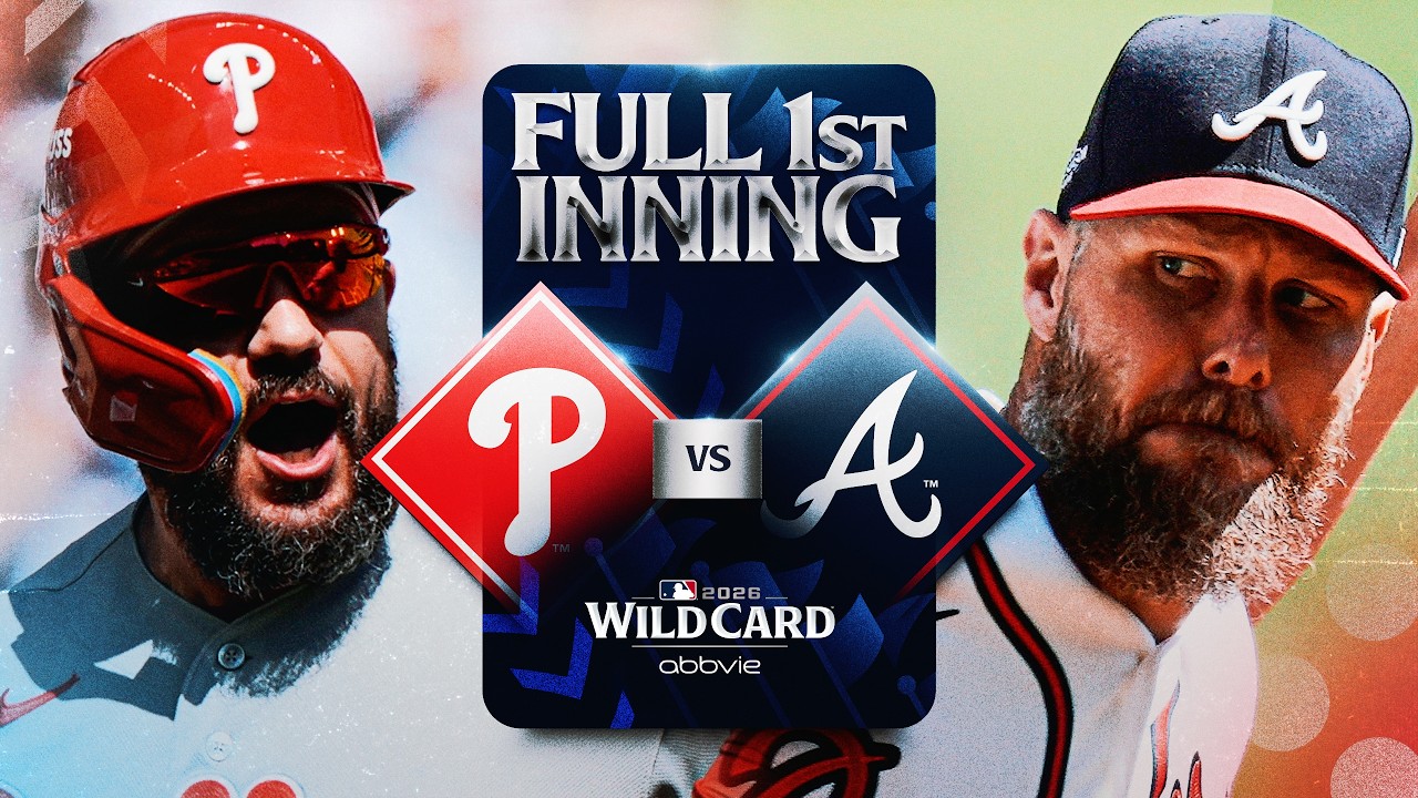 The MLB Postseason is HERE! 🤩 ENTIRE first inning between Phillies & Braves | MLB Highlights