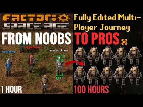From Noobs to Pros: The 100 Hour Multiplayer Space Age Full Series