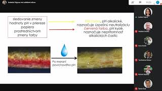 Izabela Vajová - Nové prístupy k hodnoteniu efektivity deacidifikačných procesov.