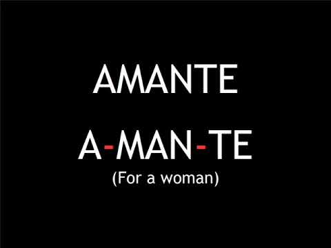 lover (woman) - amante