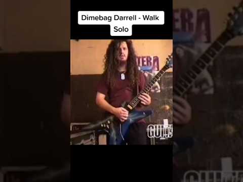 dimebag walk solo #shorts #pantera