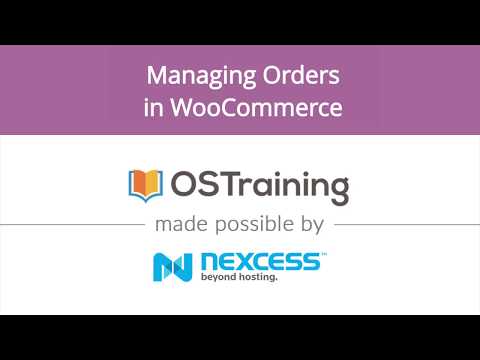WooCommerce Lesson 26 Managing Orders in WooCommerce