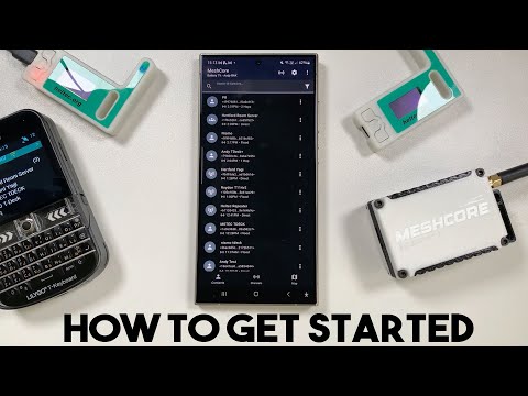 How to get started with MeshCore off grid text messaging