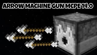 ARROW MACHINE GUN tutorial | Minecraft PE