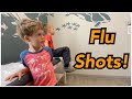 Little Boy Screams During Flu Shot