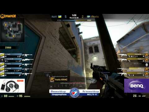 fnatic vs. Natus Vincere | Gruppe A, ESWC Final 2014 | (de_mirage)