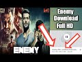 Enemy Full Movie Hindi Dubbed Download How To Enemy Movie Download South Movie 2021 Download2022