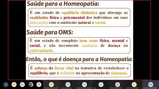 Homeopatia - Medicamento homeopático e Semiologia homeopática