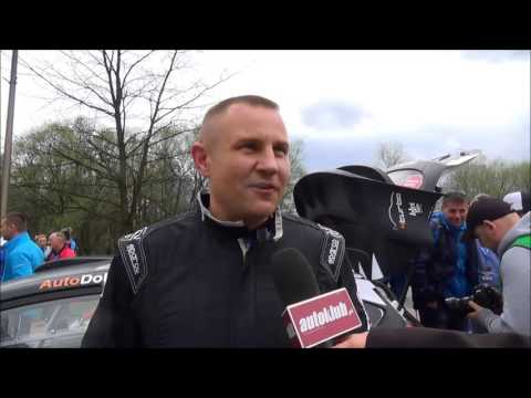 Damian Łata po OS3 Rajd Świdnicki KRAUSE 2016