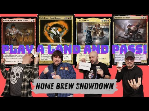 EPIC Home Brew Showdown Valduk vs Sek'Kuar vs Skaro vs Rivaz  #MTG #mtggameplay #edh #mtgcommander