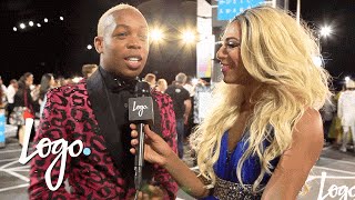 Shangela &amp; Todrick Hall on the 2015 VMAs Red Carpet | Logo
