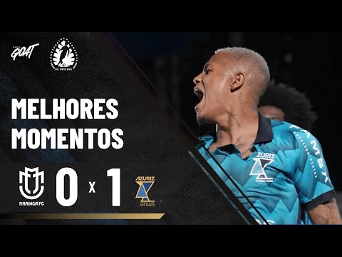 EM PARTIDA DE TIRAR O FÔLEGO, AZURIZ SUPERA O MARINGÁ NO PARANAENSE!