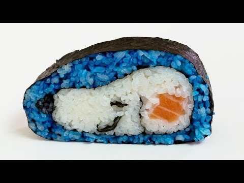 How to Make a Dog Sushi Roll  - Food Art Video