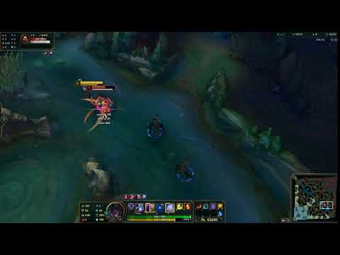 zed delete enemy adc combo