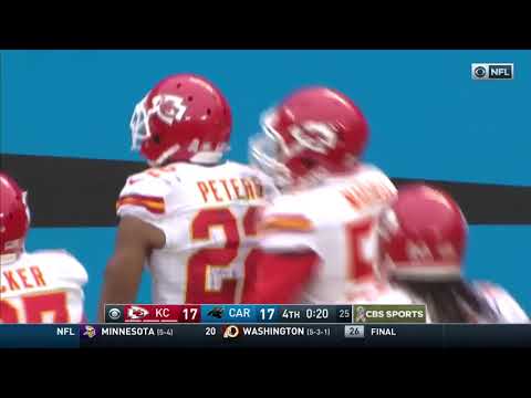 Kansas City Chiefs' Marcus Peters Kicks Ball Into Stands After Stripping It From WR Kelvin Benjamin