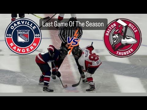 U11 Select |Thunder vs Oakville Rangers| last Game #haltonhills #nhl #icehockey #thunder