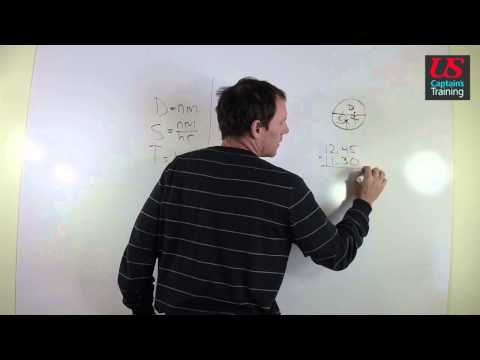 Captain License Chart Navigation – Distance, Speed, and Time Overview