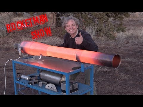 Rocket Man building the BIG 50 pound thrust Cyclone 50 Pulsejet!