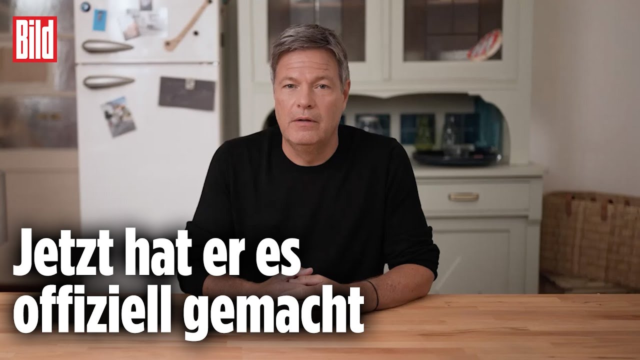 Habeck verkündet Kanzlerkandidatur