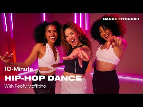 10-Minute Beginner's Hip-Hop Cardio Workout With Poofy Moffitino | POPSUGAR FITNESS