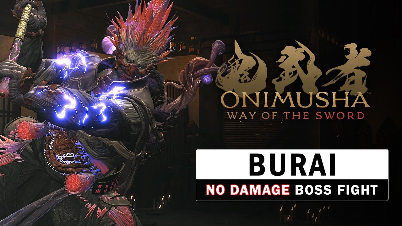 Onimusha: Way of the Sword - Burai Boss Fight (No Damage)