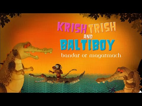 krish trish and baltiboy | krish trish and baltiboy magarmach aur bandar ki kahani