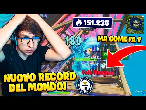 NUOVO RECORD DEL MONDO! 150.000 PUNTI in ARENA su FORTNITE!!