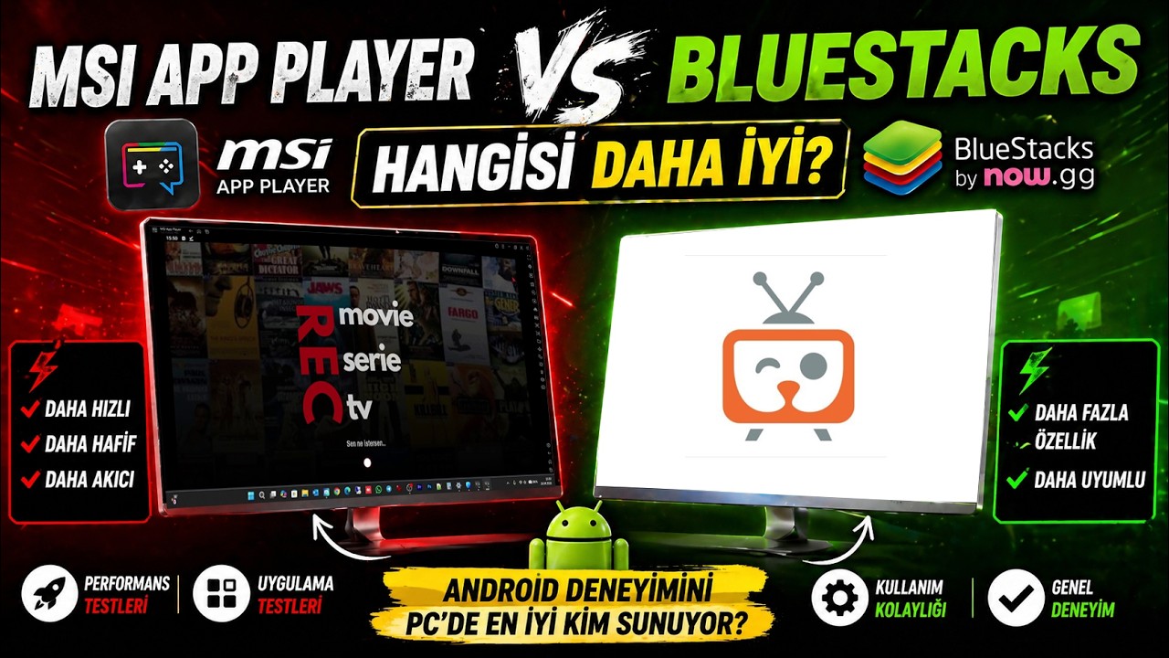 Bilgisayarda İNAT ve REC TV Çalıştırmanın En Kolay Yolu! Hangi Emülatör?