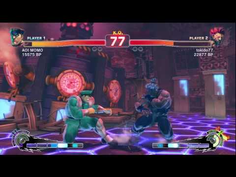 SSF4: AOI MOMO (Dictator) VS Tokido (Akuma)