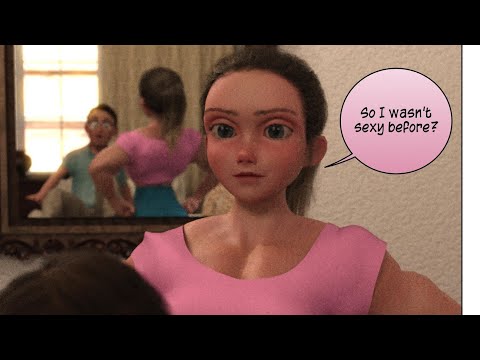 Female muscle cartoon comic Tina Toon's Tremendous Transformation Part 2