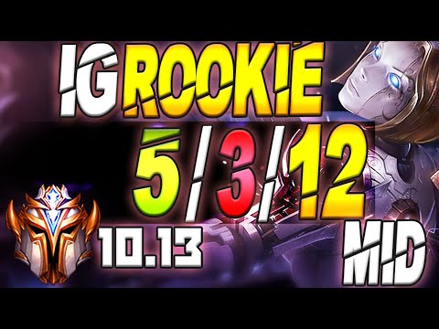 Best Mid Laner in the World Rookie Plays Orianna Mid Lane - 10.13