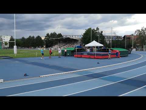 2022.06.25 Championnat Alsace U14 Colmar Hauteur Ahmon Ngambou-M. meilleure perf d'Alsace 1m59