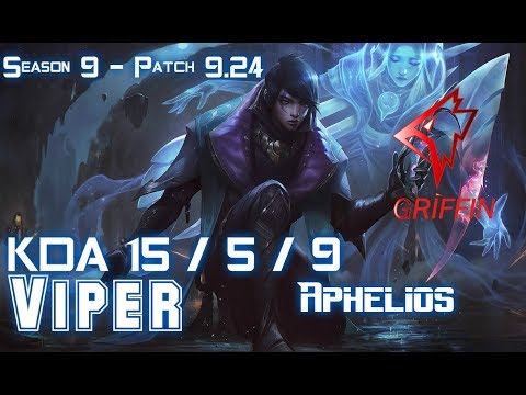 GRF Viper APHELIOS vs CAITLYN ADC - Patch 9.24 KR Ranked