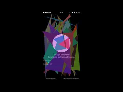 Triangle Live Wallpaper Video