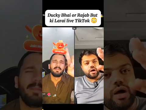Ducky Bhai or Rajab But Heavy fight 💪😳#duckybhai #rajabfamily #trending #mamavloge #virelshortvideo