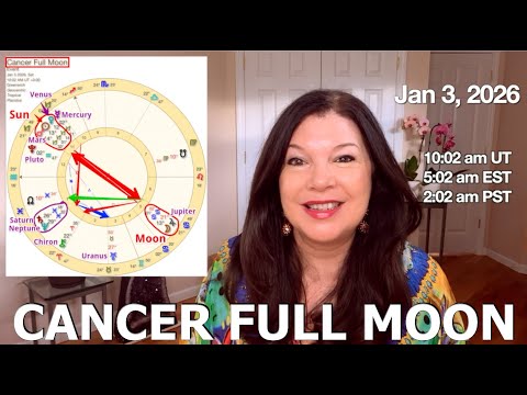 13:13 Krebs Vollmond [3. Januar 2026] Astrologische und numerologische Vorhersage