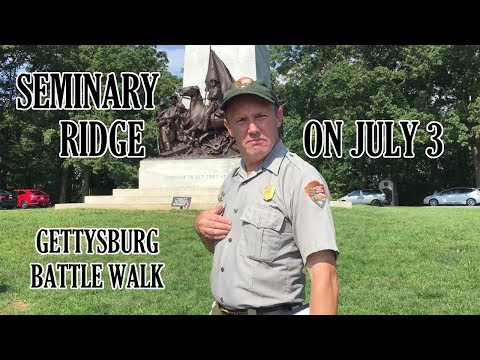 Seminary Ridge on July 3 - Gettysburg Battle Walk with Ranger Matt Atkinson