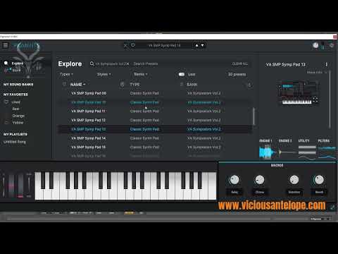 Arturia Pigments presets - Symposium Vol.2 - Vicious Antelope - Presets walkthrough