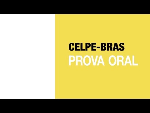 Prova Oral Celpe-Bras - Simulado