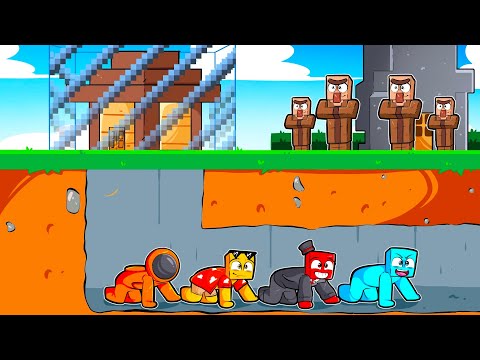 Os Villagers me Prenderam, então eu Escapei e Fiz VINGANÇA!