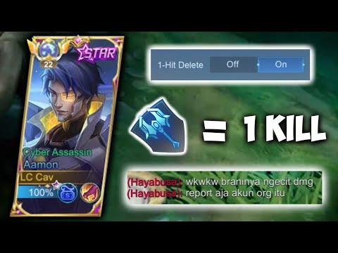 24 KILL! Build 1 Hit Tersakit Top Global Aamon 2023, Lgsg Dikatain Cheat Sama Musuh - Mobile Legends