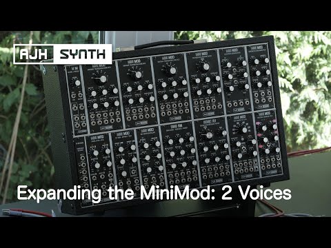 Expanding the MiniMod Part 1 - Adding a 2nd Voice in just 2 or 3 modules (AJH Synth Eurorack tips)