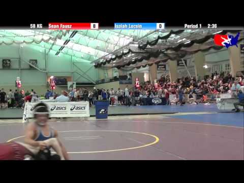 Sean Fausz vs. Isaiah Locsin at 2013 FILA Cadet Nationals - FS