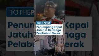 Detik-detik 2 Penumpang Terjatuh ke Laut saat Hendak Masuk Kapal di di Dermaga 1 Pelabuhan Merak