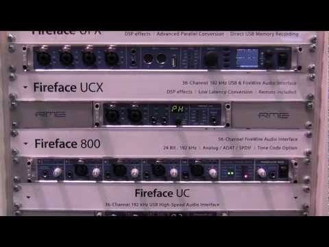 Sweetwater at Winter NAMM 2012 - RME Fireface UCX Overview