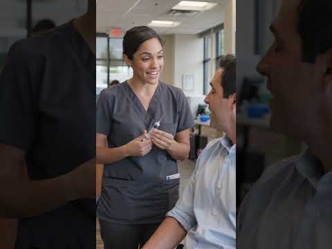 Eres tú aquí para tu vacuna anual contra la gripe, ¿correcto?