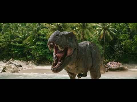 Megalodon eating T-rex Meg 2 the trench movie scene !! || Movie Arena